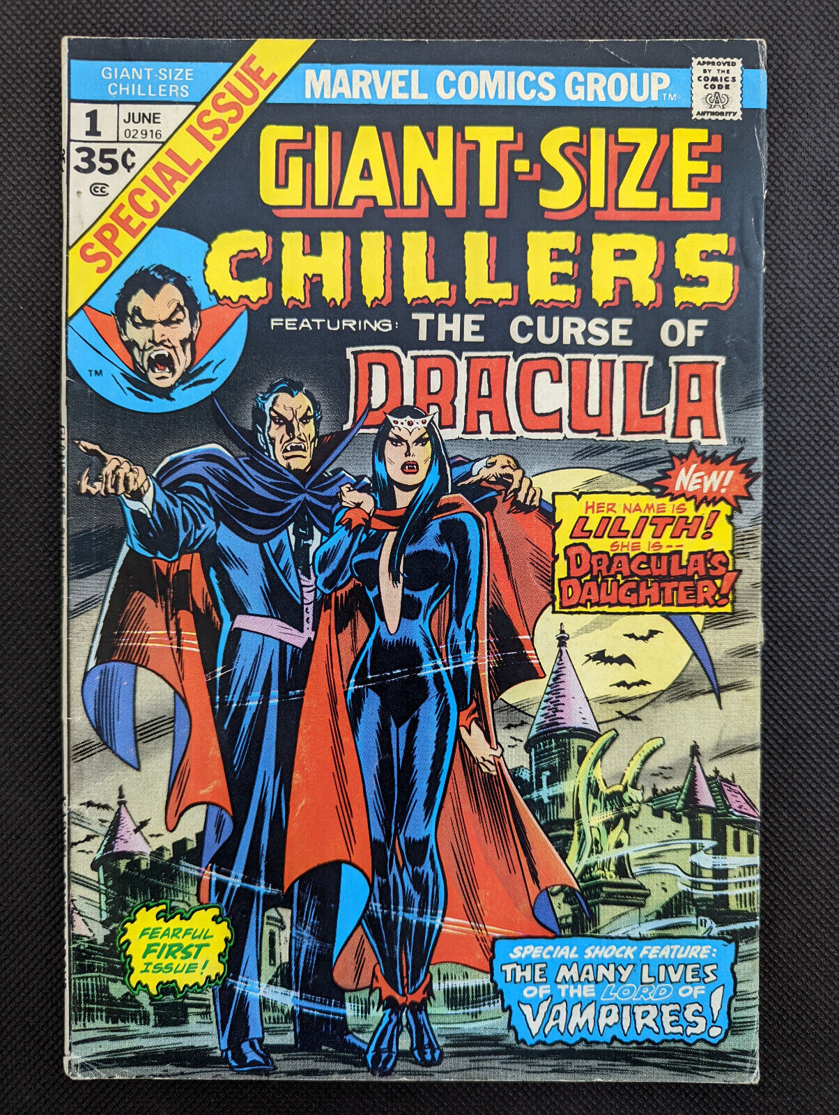 Giant-Size Chillers #1 (1974)   John Romita  --  1st Appearance of Lilith   KEY