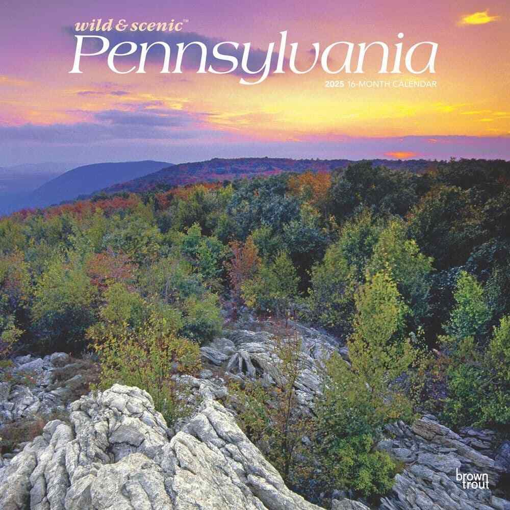 BrownTrout,  Pennsylvania Wild and Scenic 2025 Wall Calendar