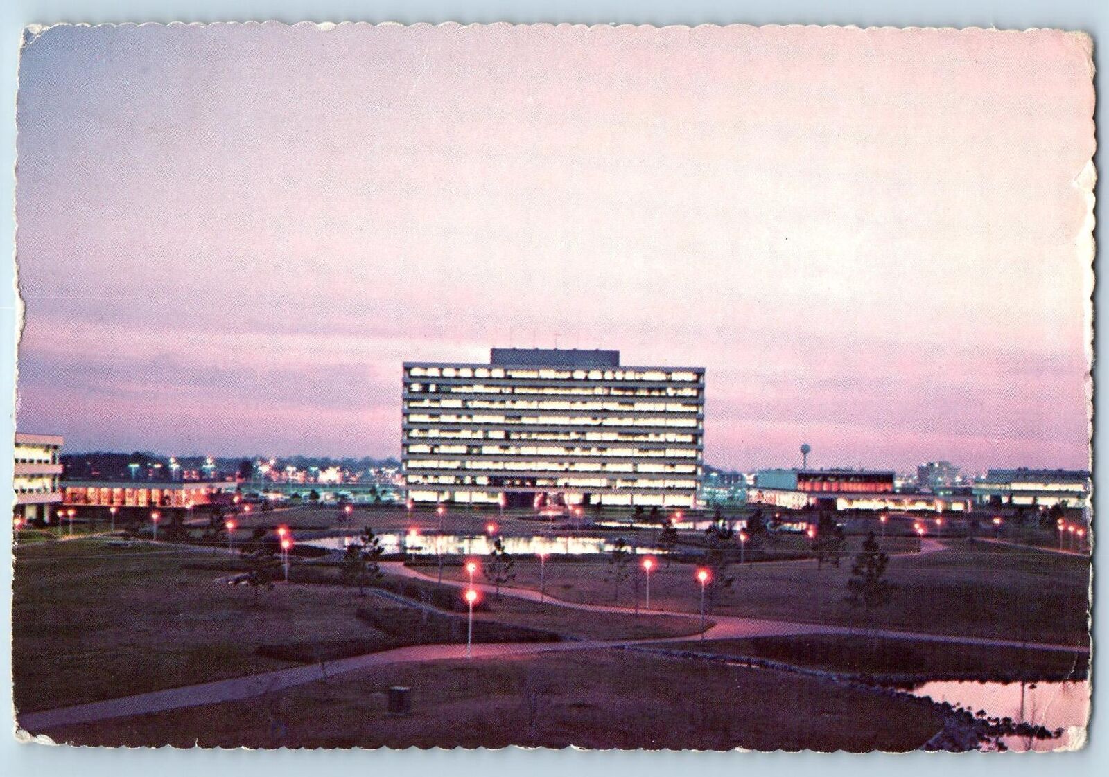 Houston Texas TX Postcard MSC Site Johnson Space Center NASA c1960\'s Vintage