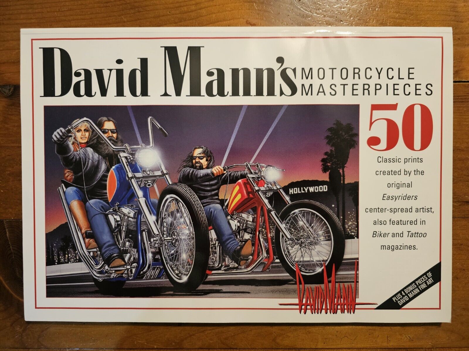 Original, Limited Edition David Mann's Motorcycle Masterpieces