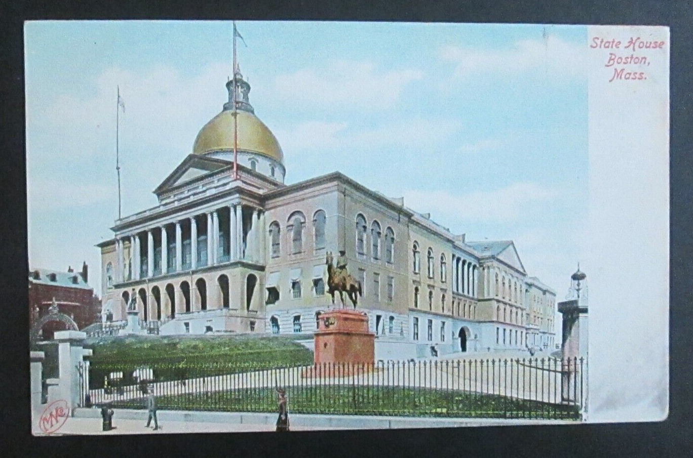 State House Boston MA Unposted DB Postcard