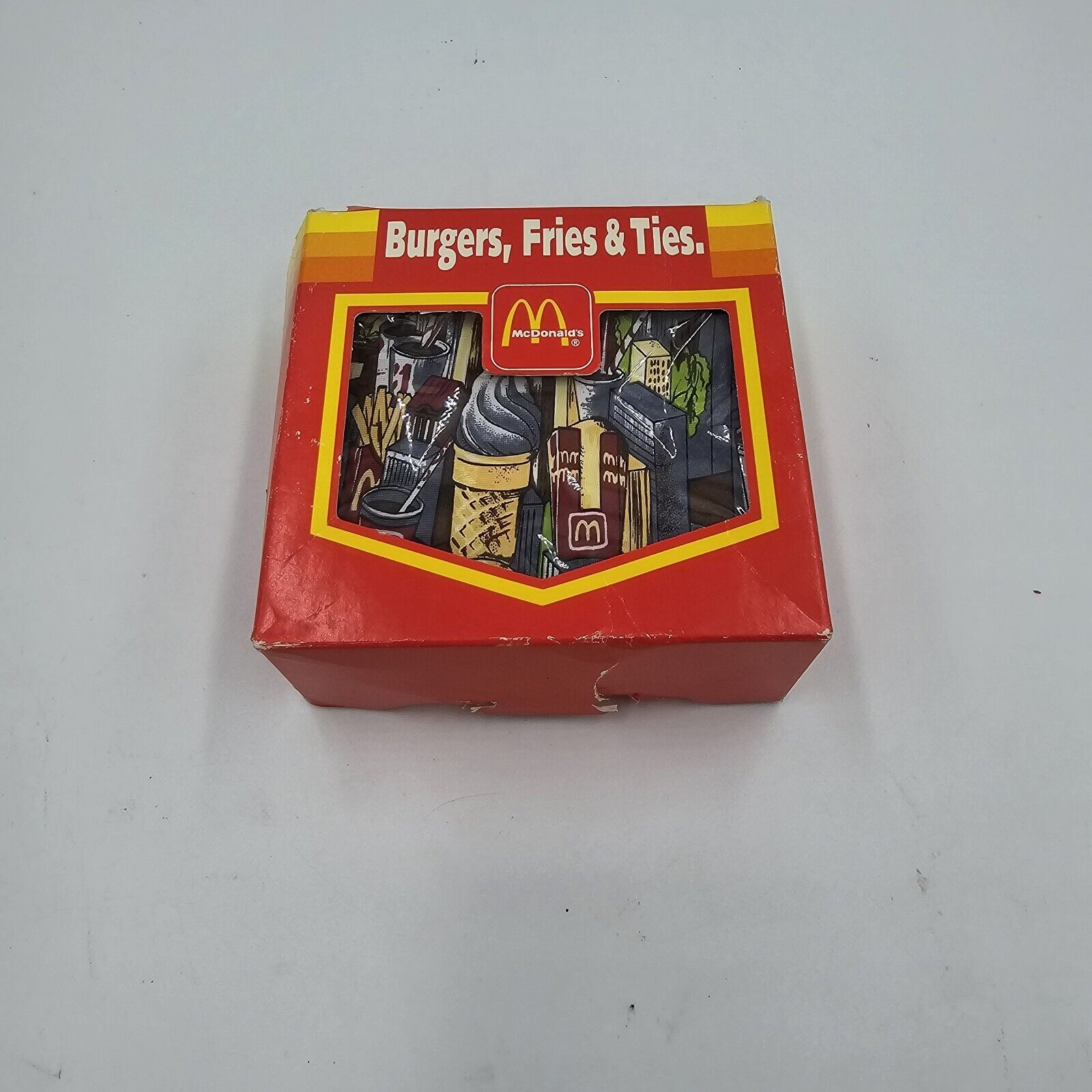 VINTAGE McDonald’s Collection 1994 Necktie / Tie / Golden Arches / Burger Fries