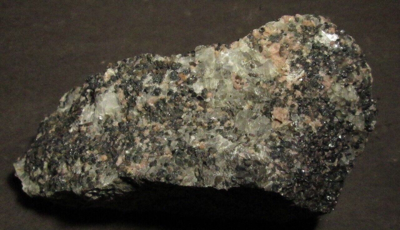Rhodonite Willemite Calcite Franklinite Fluorescent Mineral Sterling Hill NJ