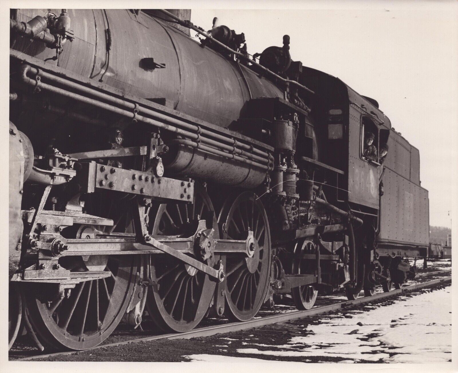 B & M Pacific #3648 Railroad - February 5th, 1955  Train #125 - Ballardvale Mass