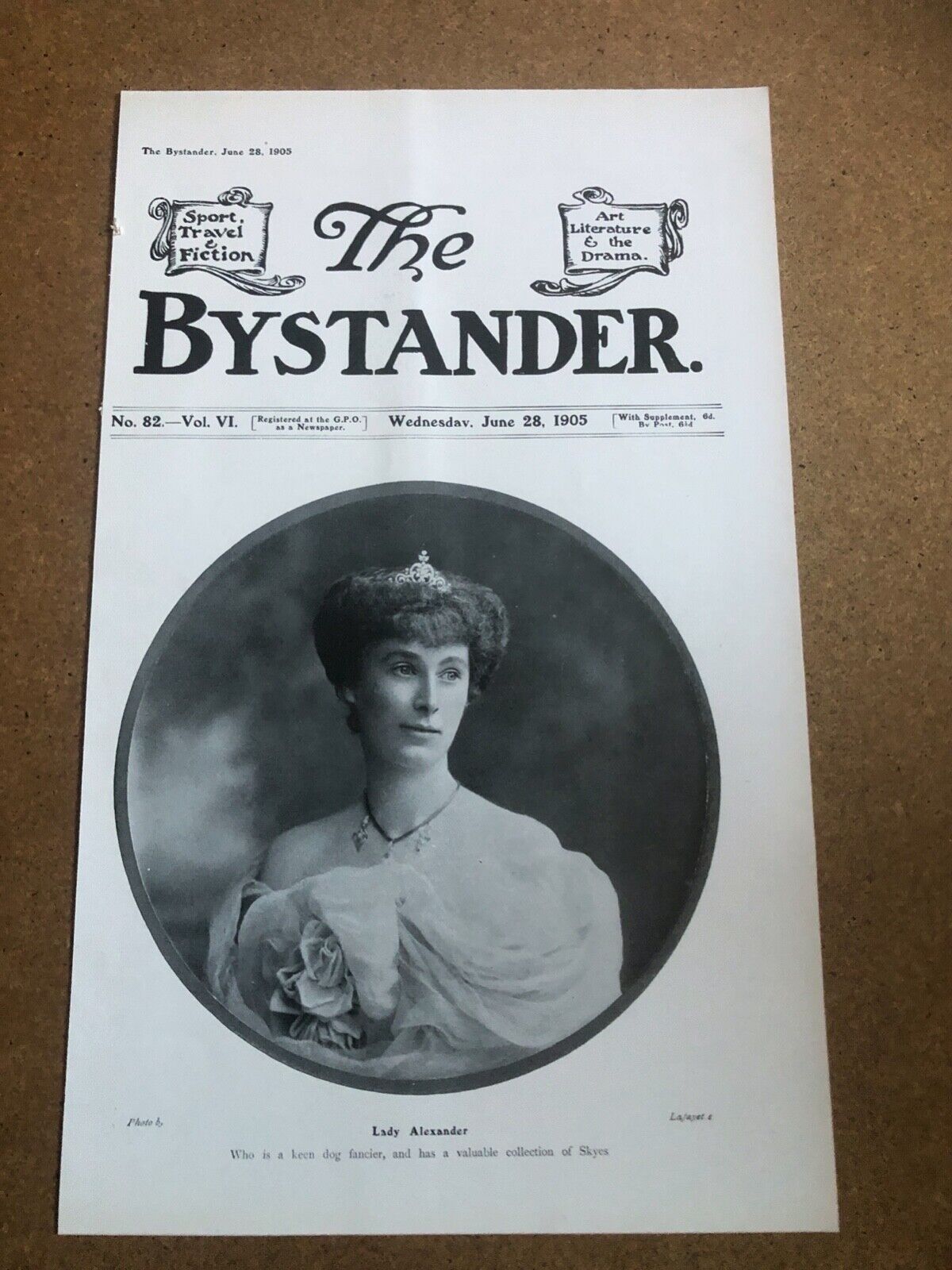 1905 bystander print - lady alexander