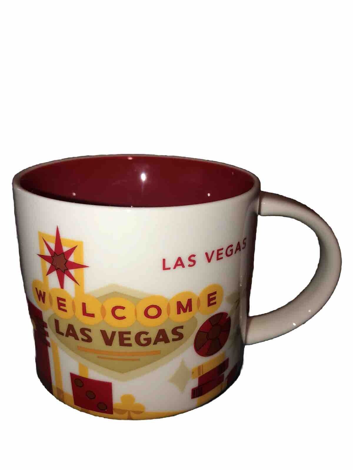 STARBUCKS 2015 Las Vegas Nevada 14oz Coffee Mug Cup You Are Here Series Fun