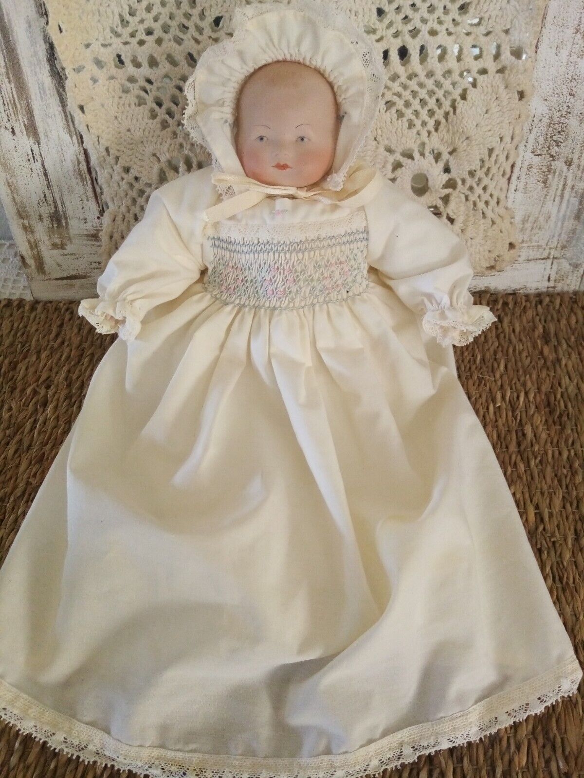 Haunted Christening Doll, Antique, Positive ,Not A Toy, Serious Collectors Only