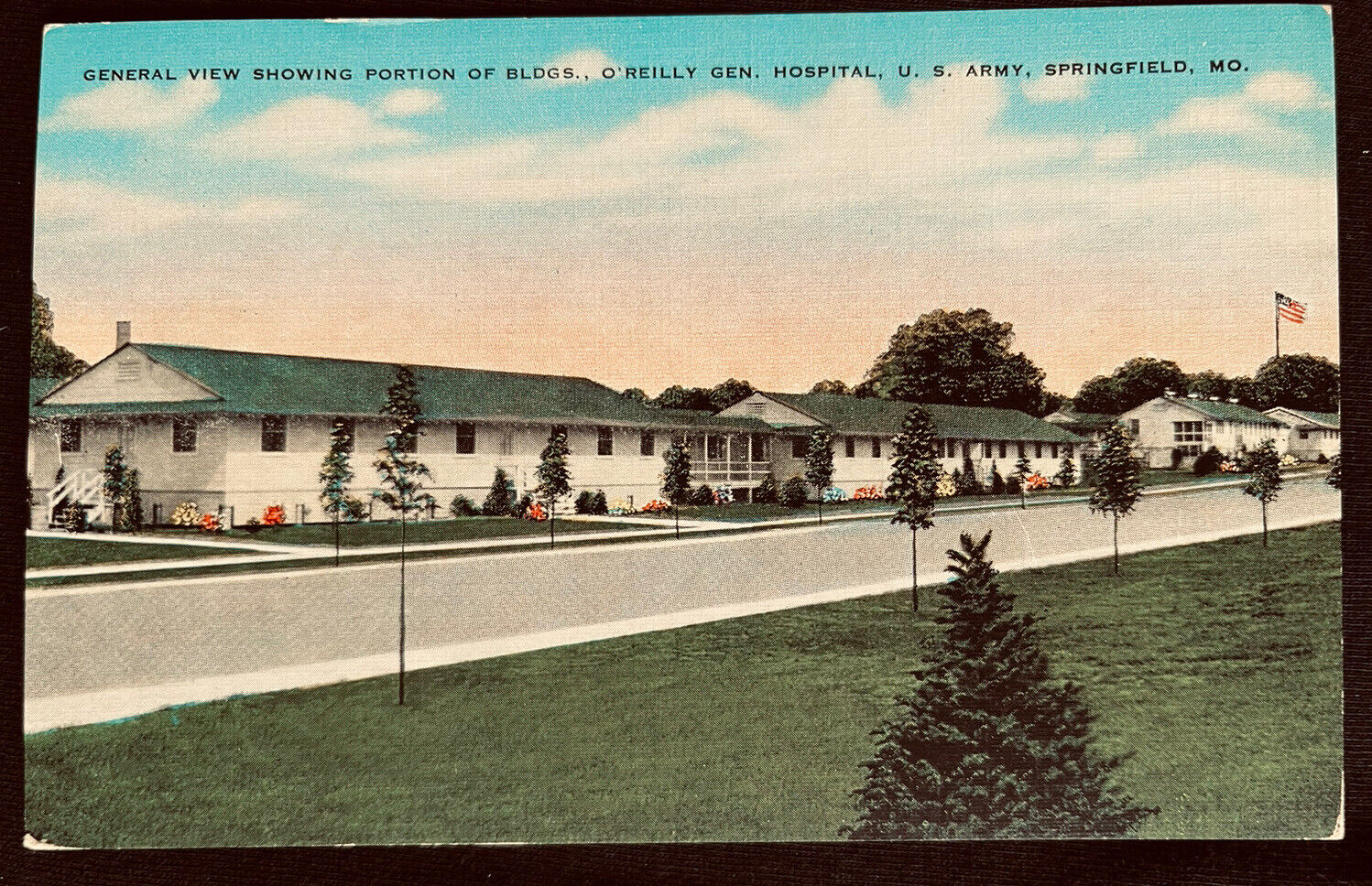 Springfield Missouri O’Reilly General Army Hospital Military Postcard