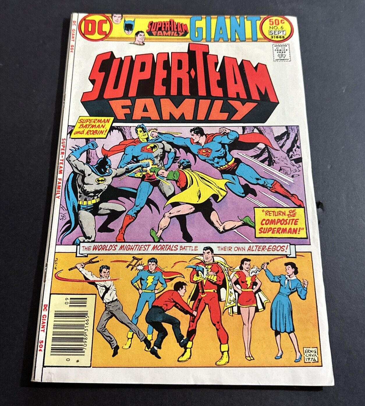 Super-Team Family - Issue #6 (Aug-Sept 1976, DC Comics), 4.0-5:0