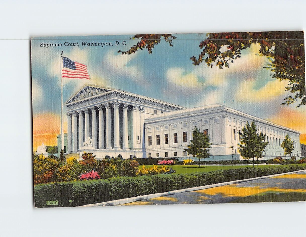 Postcard US Supreme Court Washington DC USA