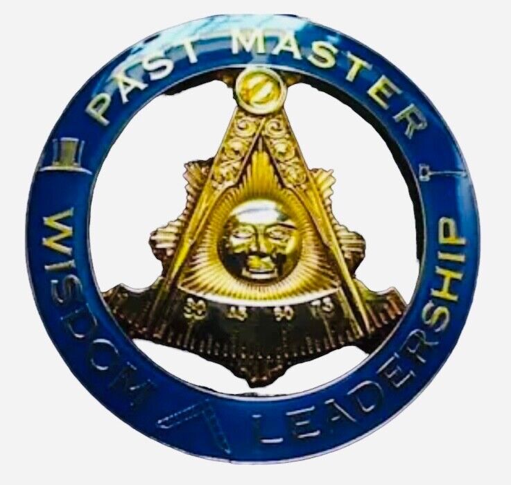 Past Master wisdom Leadership  Alloy Zinc  Cut out Car Emblem 