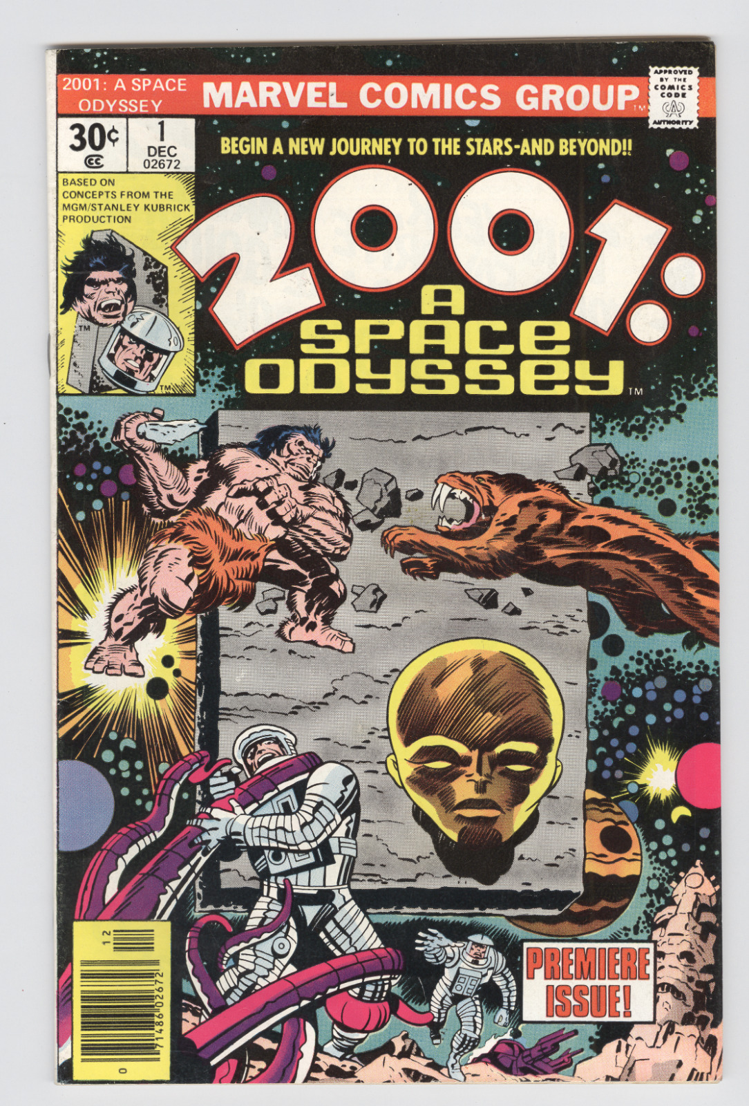 2001: A Space Odyssey #1 December 1976 FN+ Jack Kirby