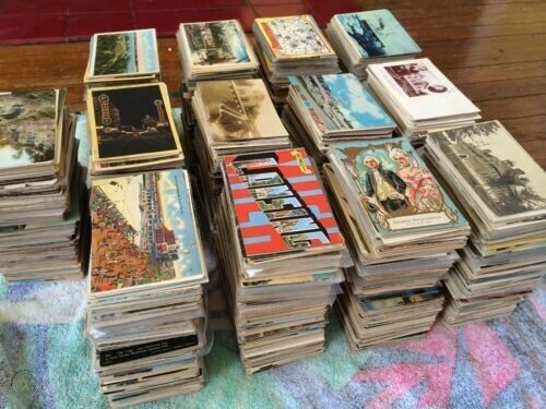 Vintage lot of postcards ~ 25 Random Postcards from the 1800s to 00s - Historic