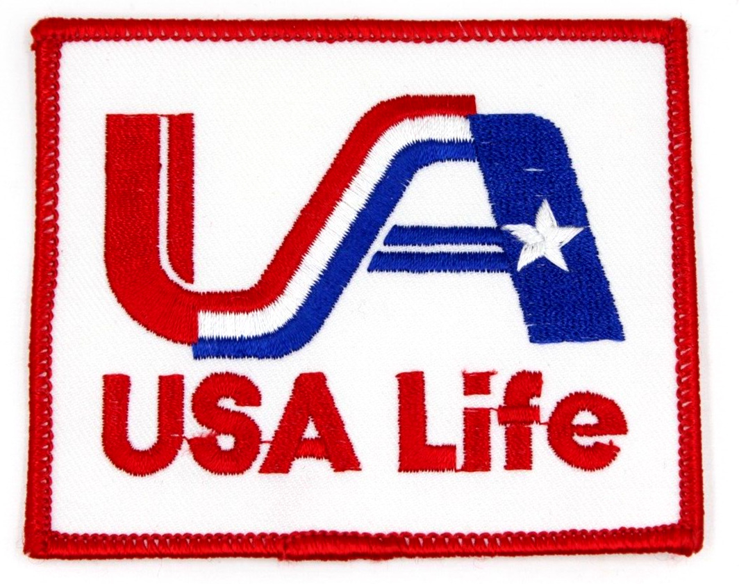 Vintage MINT USA Life UA Embroidered Patch