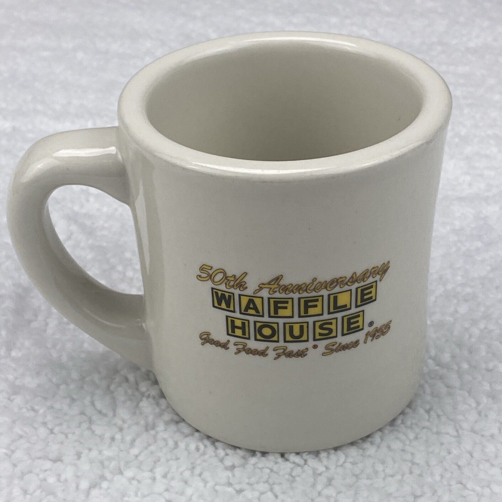 50th Anniversary Waffle House Ceramic Resturant Coffee Mug By Tuxton