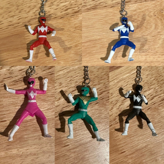 MMPR Power Rangers Vintage Toy - You Pick - Keychain + Ornaments Holiday