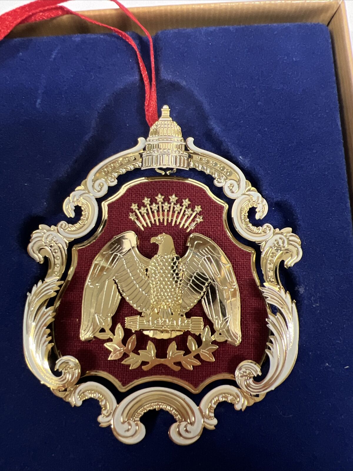 2013 Official United States Congressional Christmas Ornament 3” Boxed USA