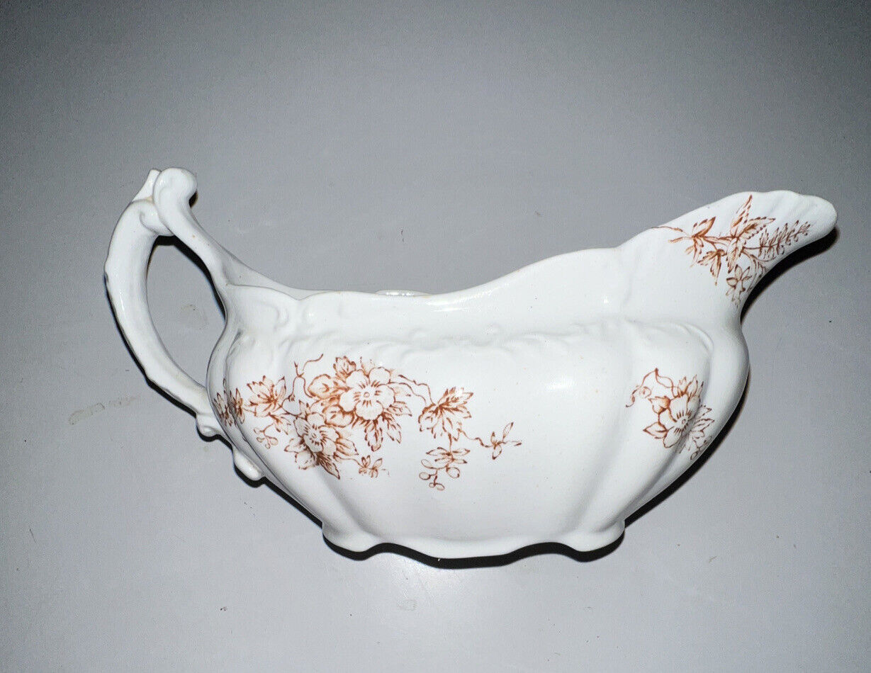 Royale Pitcairns Limited Tunstall Gravy Boat England Antique Porcelain