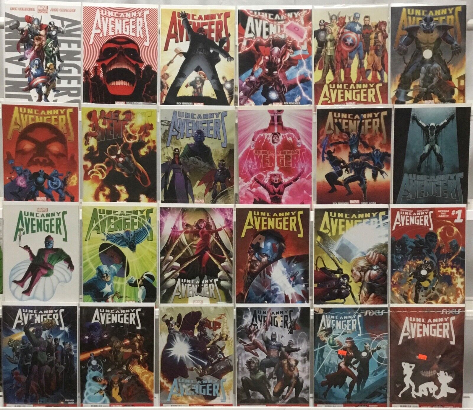 Marvel Comics Uncanny Avengers Run Lot 1-25 Plus Variant Missing 17,22 VF/NM