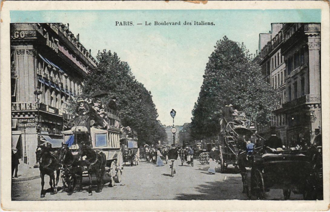 CPA PARIS 2e - Le Boulevard des Italiens (57440)