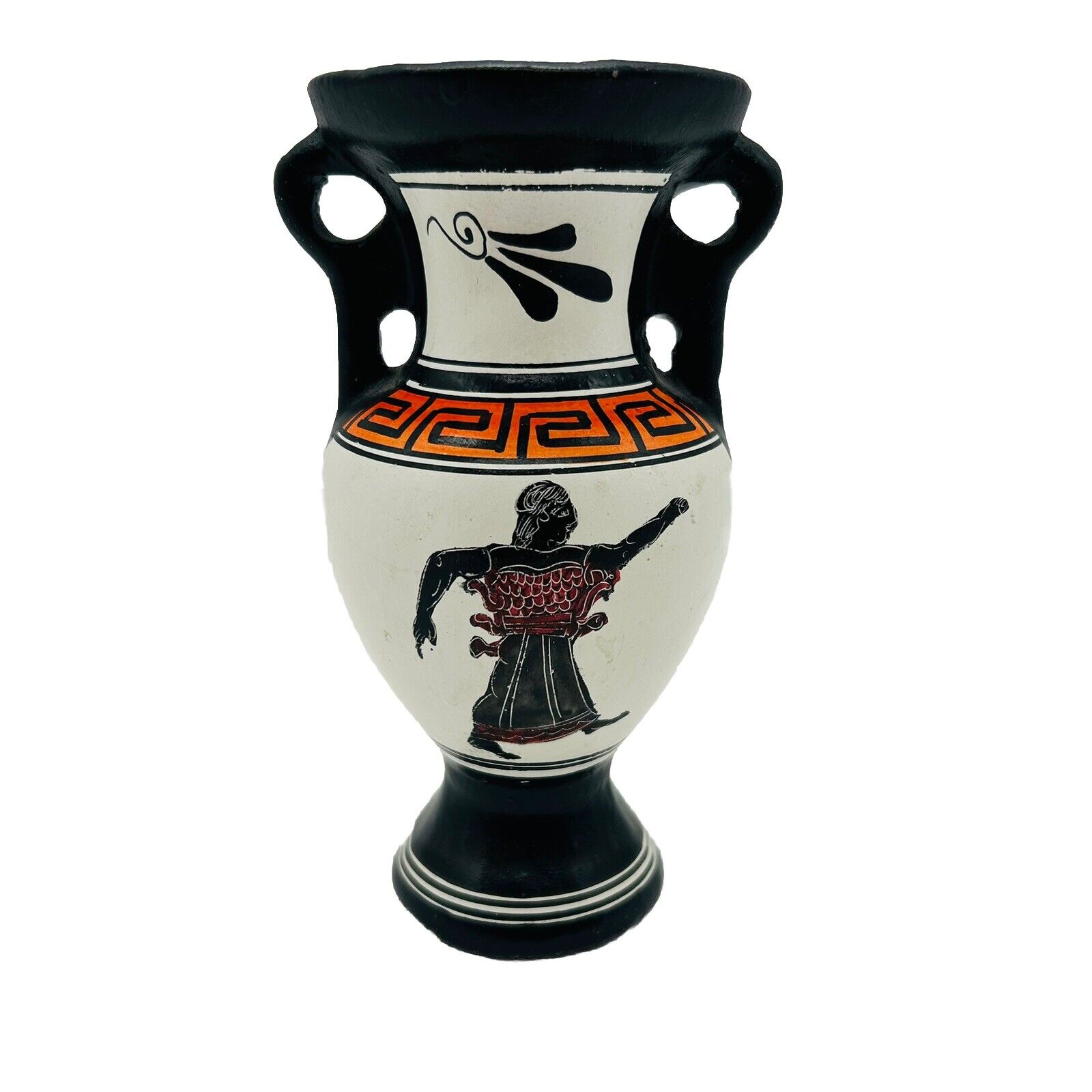 Hand Painted Greek Vase Ceramic Art Pottery Made in Greece Studio 5.5\