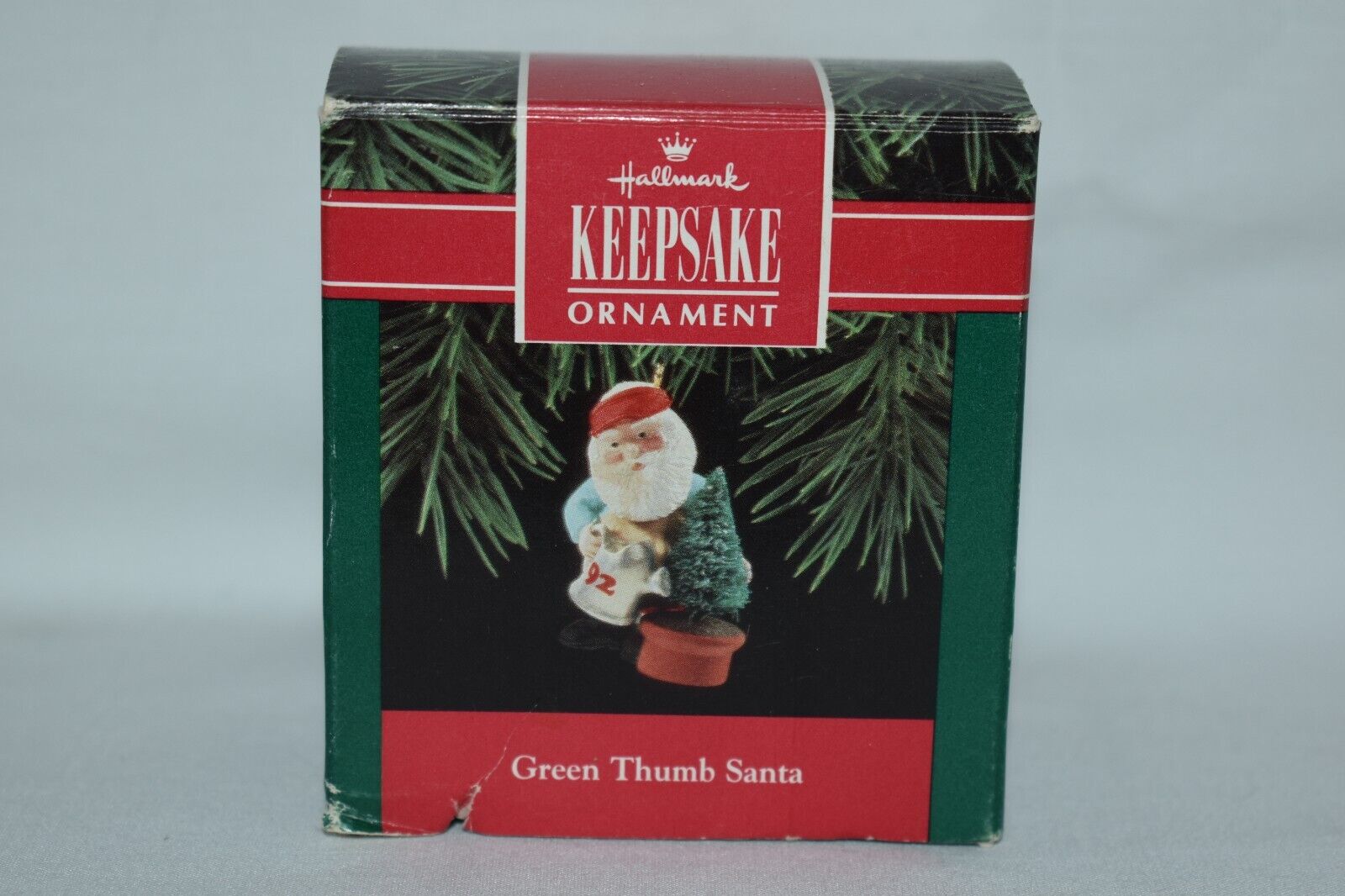 Hallmark Ornament 1992 Green Thumb Santa