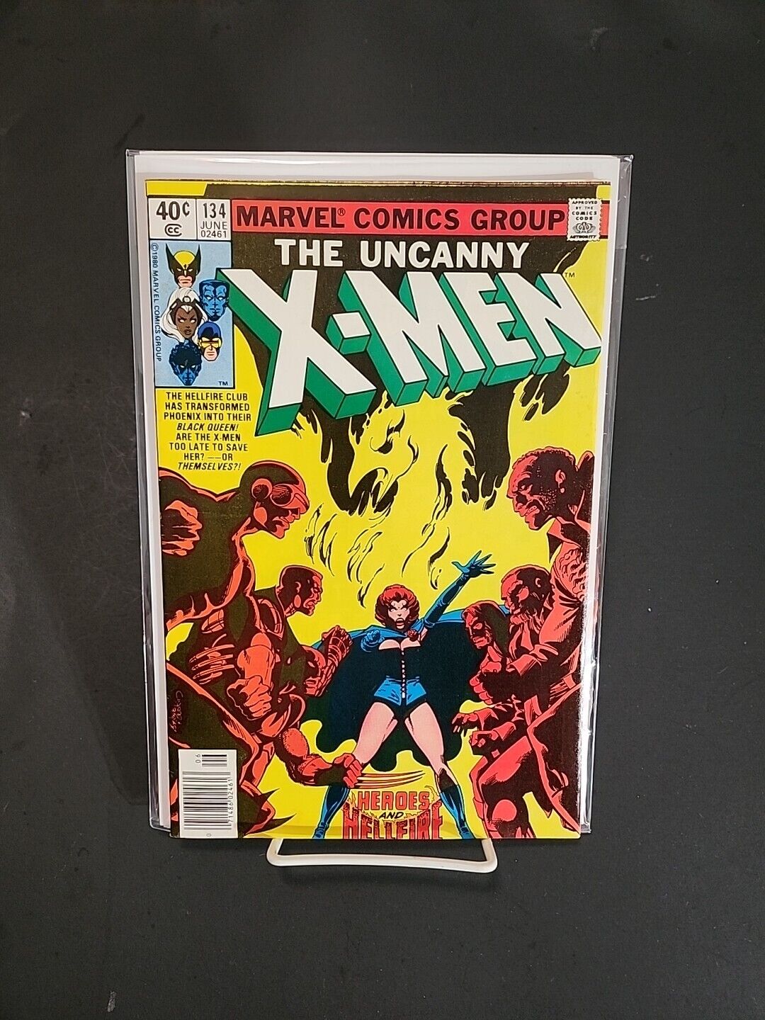 Uncanny X-Men #134 (Marvel 1980) 1st App of Jean Grey as Dark Phoenix, Newsstand