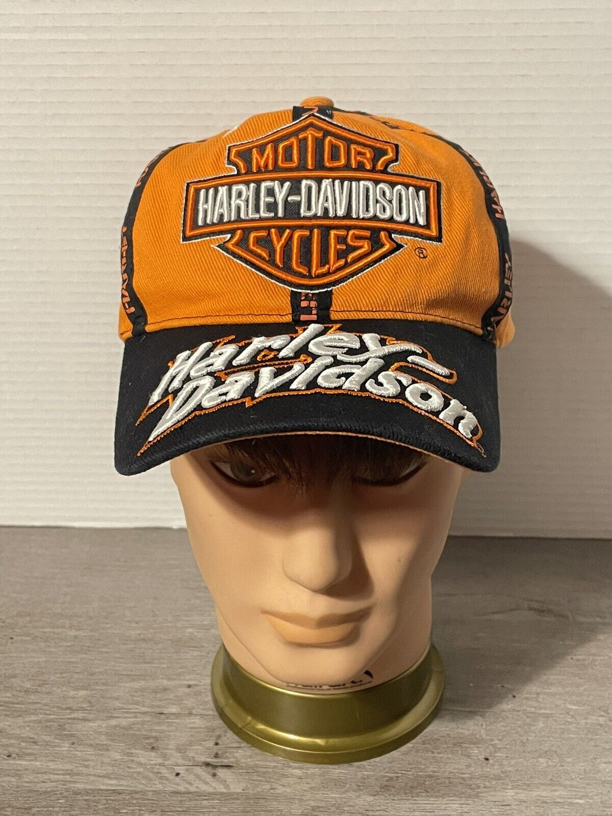Harley Davidson Hat With Embroidery One Size RARE
