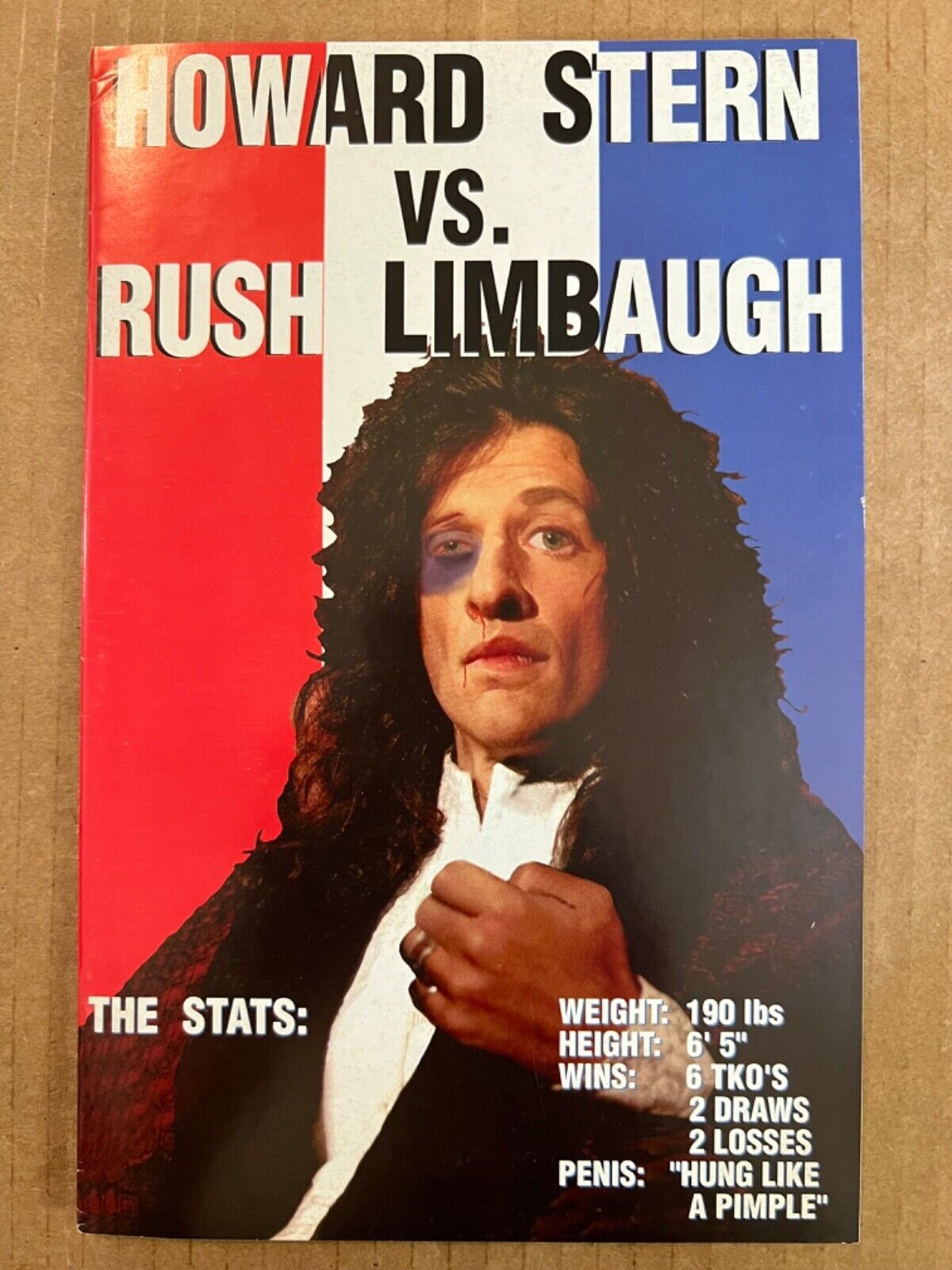 Howard Stern vs. Rush Limbaugh #1 | FN 1st Pr 1994 Boneyard Press | Combine 📦