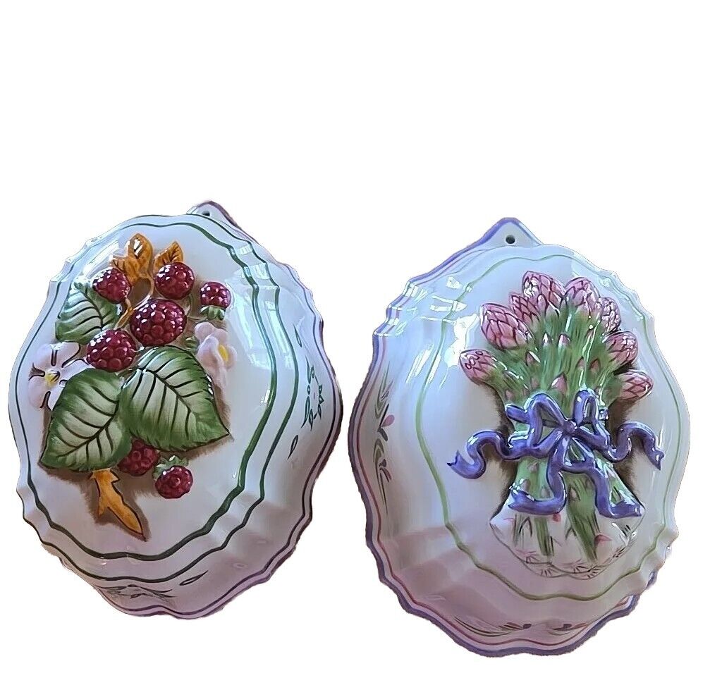 2- Franklin Mint  Collection Molds, Le Cordon Bleu 1986 Crafted in Thailand.