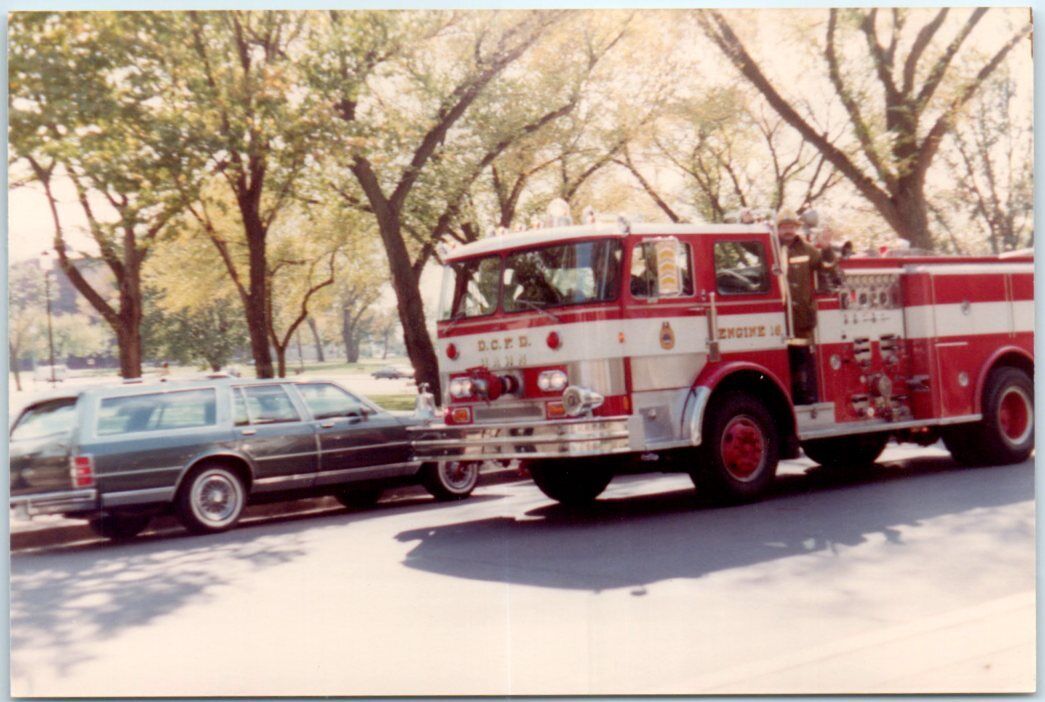 Postcard - DCFD - Fire Truck