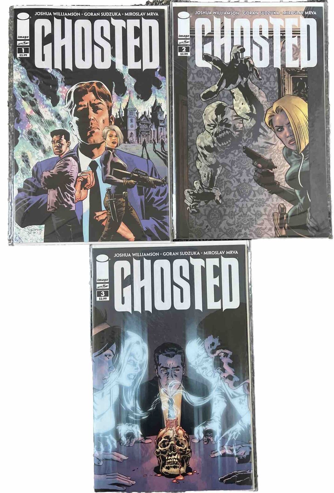 GHOSTED #1 - 3 (2013) | Image Comics