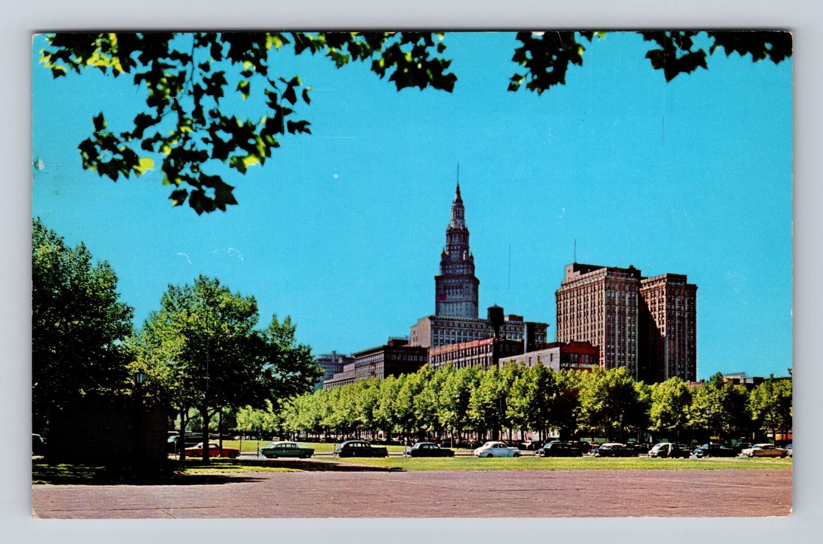 Cleveland OH-Ohio, Terminal Tower And Terminal Group, Vintage c1957 Postcard