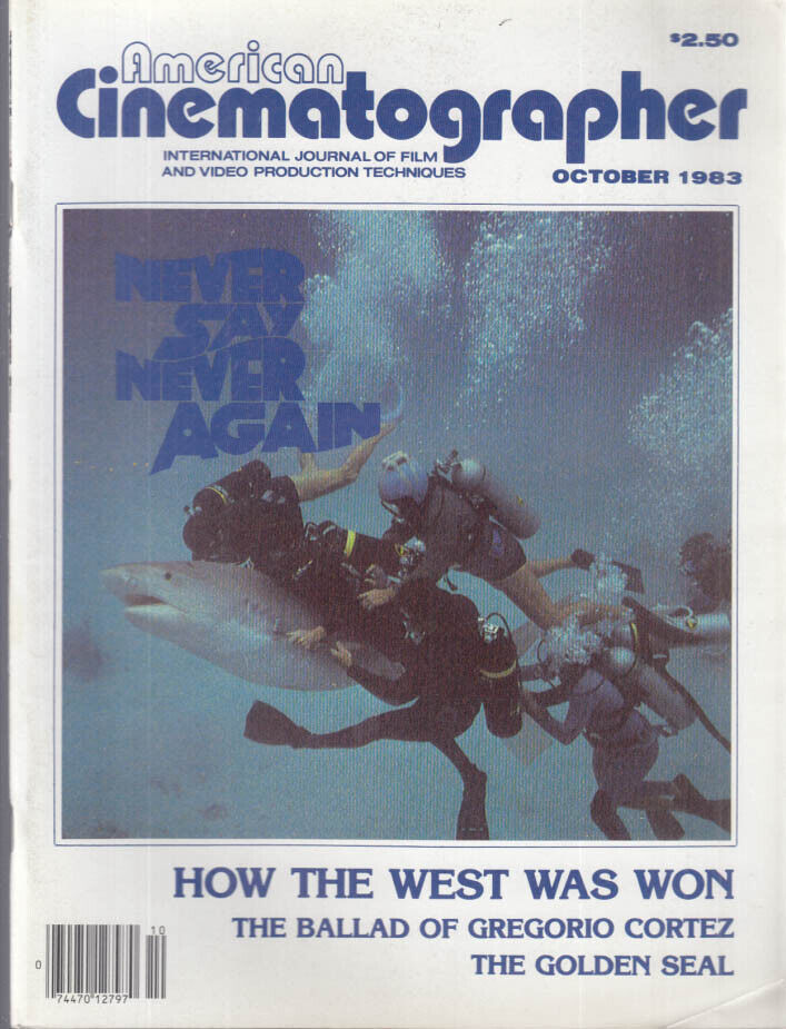 AMERICAN CINEMATOGRAPHER 10 1983 Never Say Never Again; How the West Was Won &c