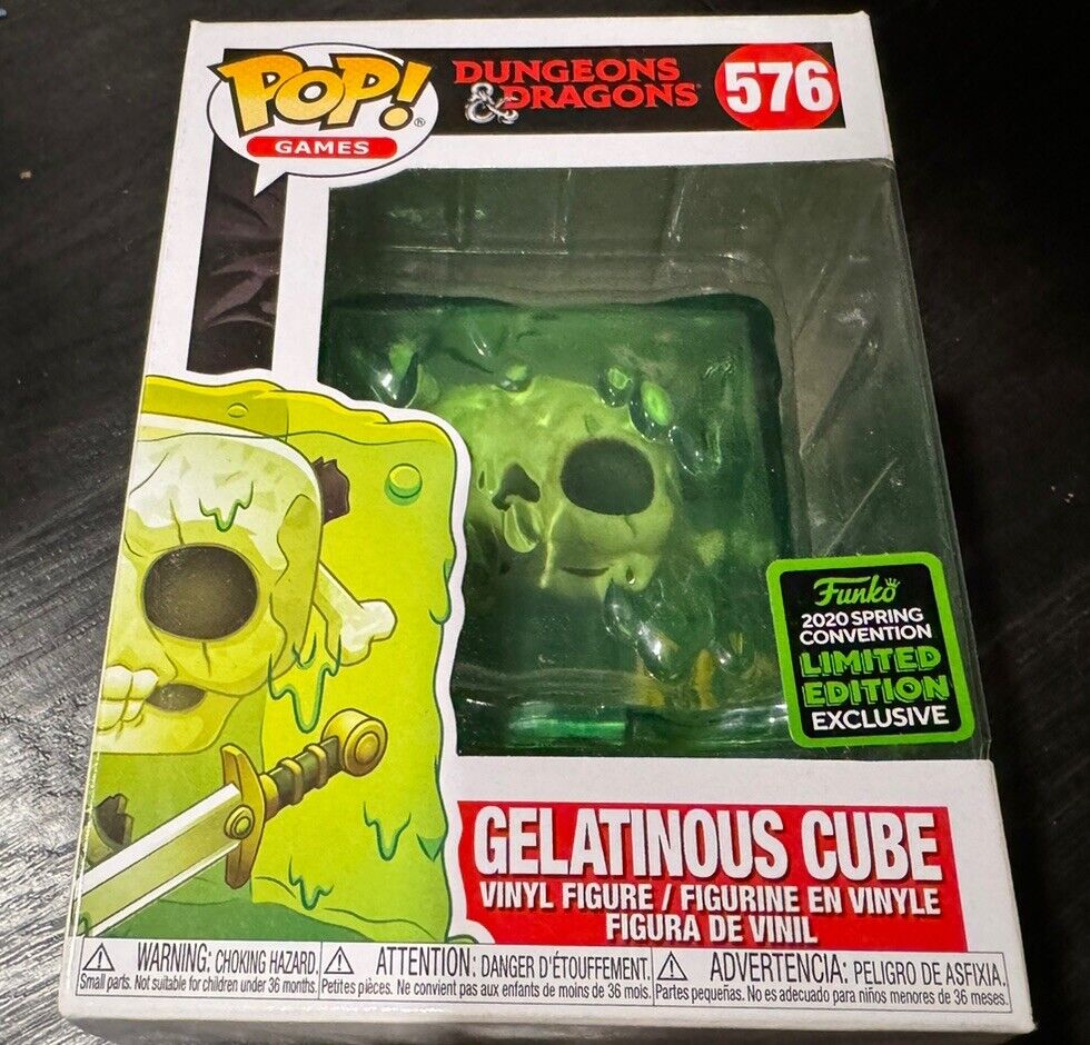 Funko Pop Dungeons & Dragons Gelatinous Cube Spring 2020 Exclusive #576 D&D