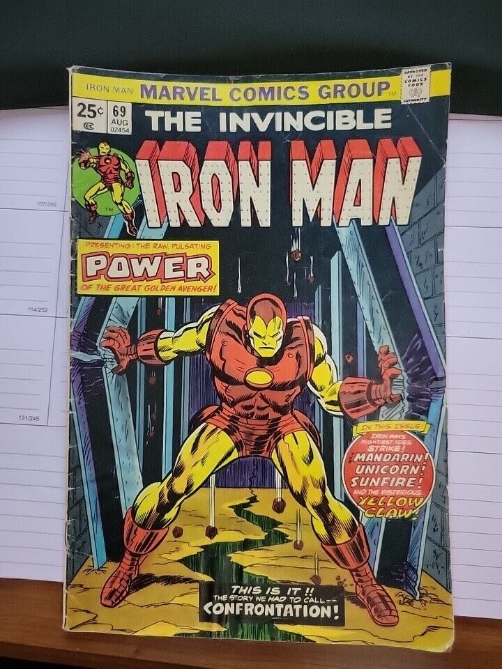 Invincible Iron Man #69 / Mandarin/ Unicorn / (Marvel 1974)