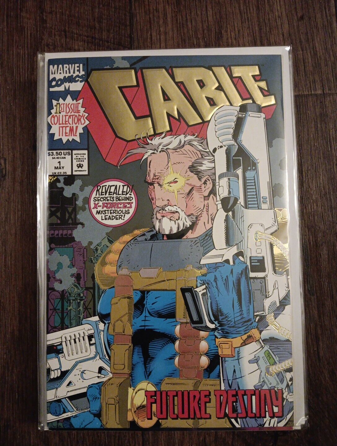 Cable #1 (Marvel Comics, Fabian Nicieza Art Thibert, Gold Foil Cover, 1993) NM