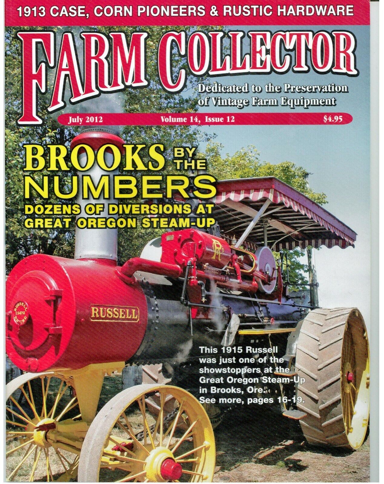 1913 Case Steam Engine, Early Farm Bicycles, Great Oregon Steam-Up Brooks Show