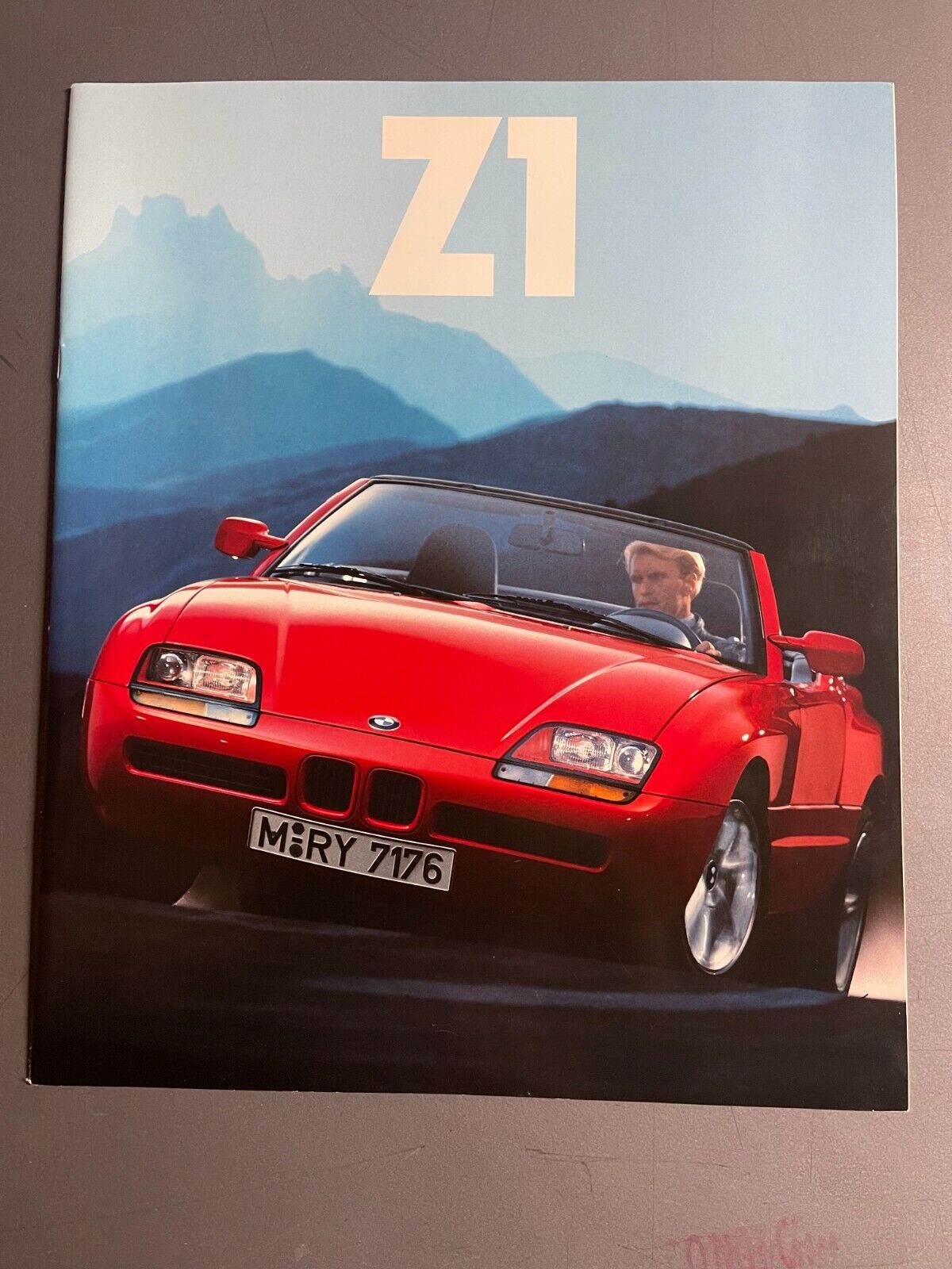 1990 BMW Z1 Roadster Showroom Advertising Sales Brochure - RARE Awesome L@@K