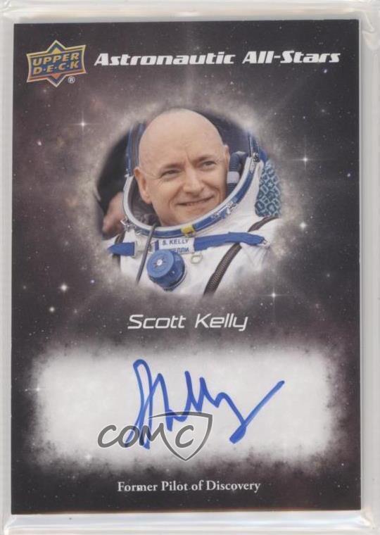 2022 Upper Deck Cosmic Astronautic All-Stars Scott Kelly #AAS-SK Auto p1l