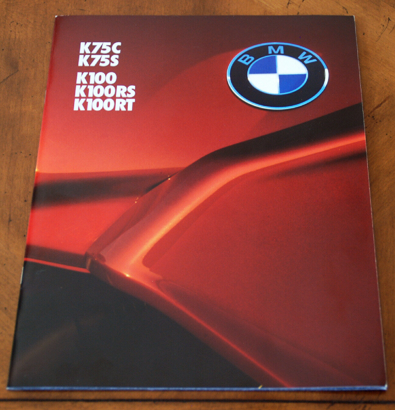 BMW K75 & K100 brochure Prospekt, 1985 (German text)
