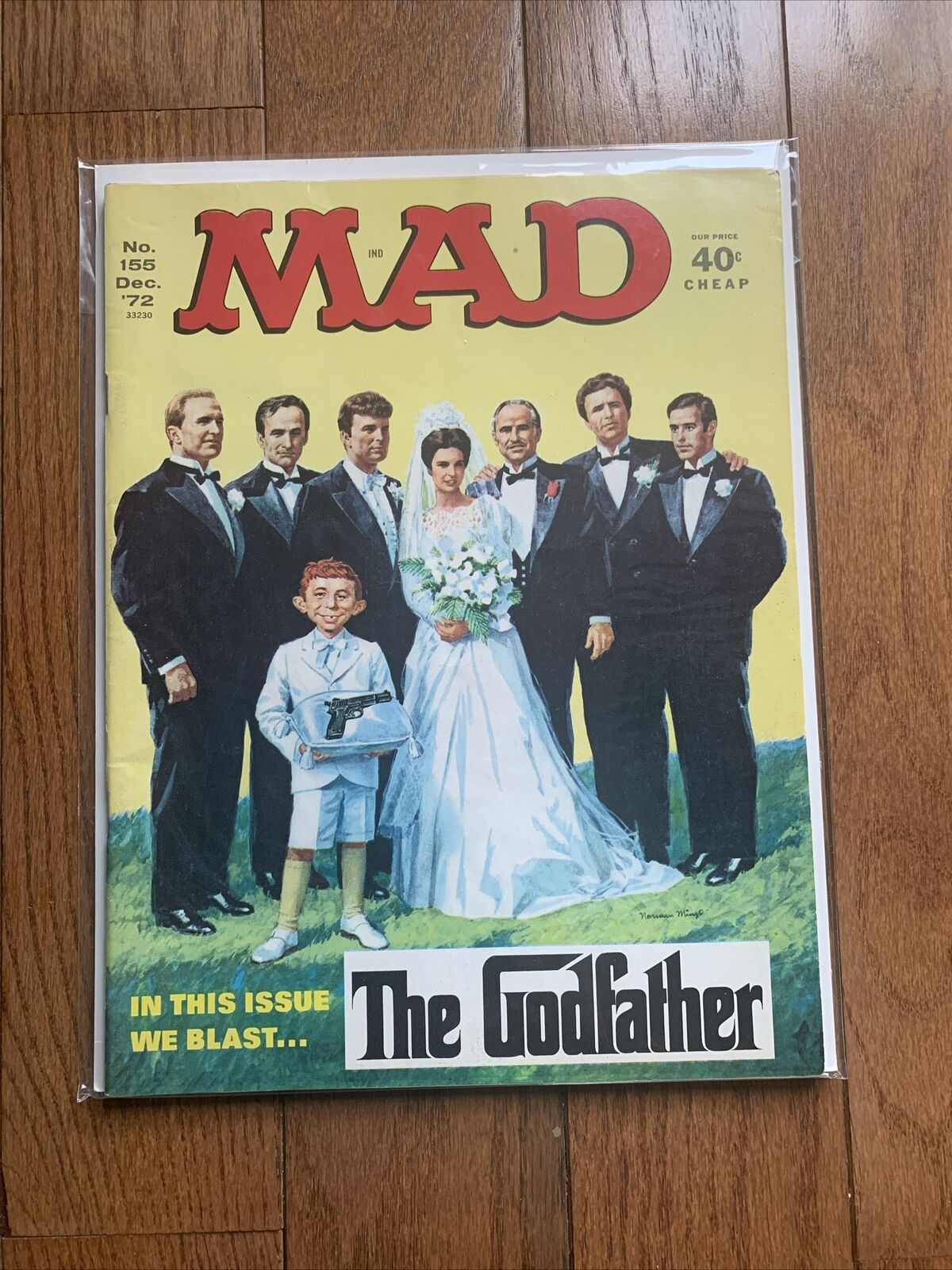 MAD Magazine #155 December 1972 - The Godfather, Mary Tyler Moore, Nixon