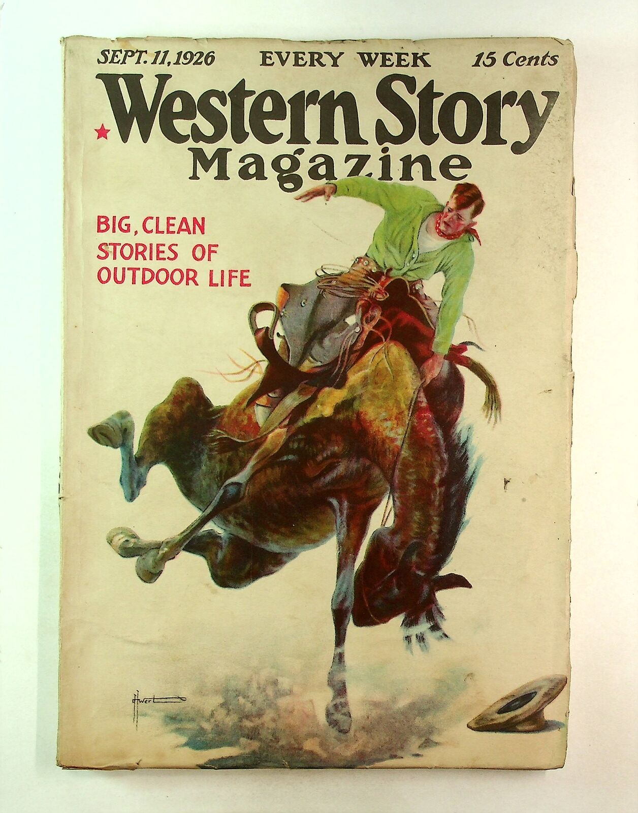 Western Story Magazine Pulp 1st Series Sep 11 1926 Vol. 63 #4 VG
