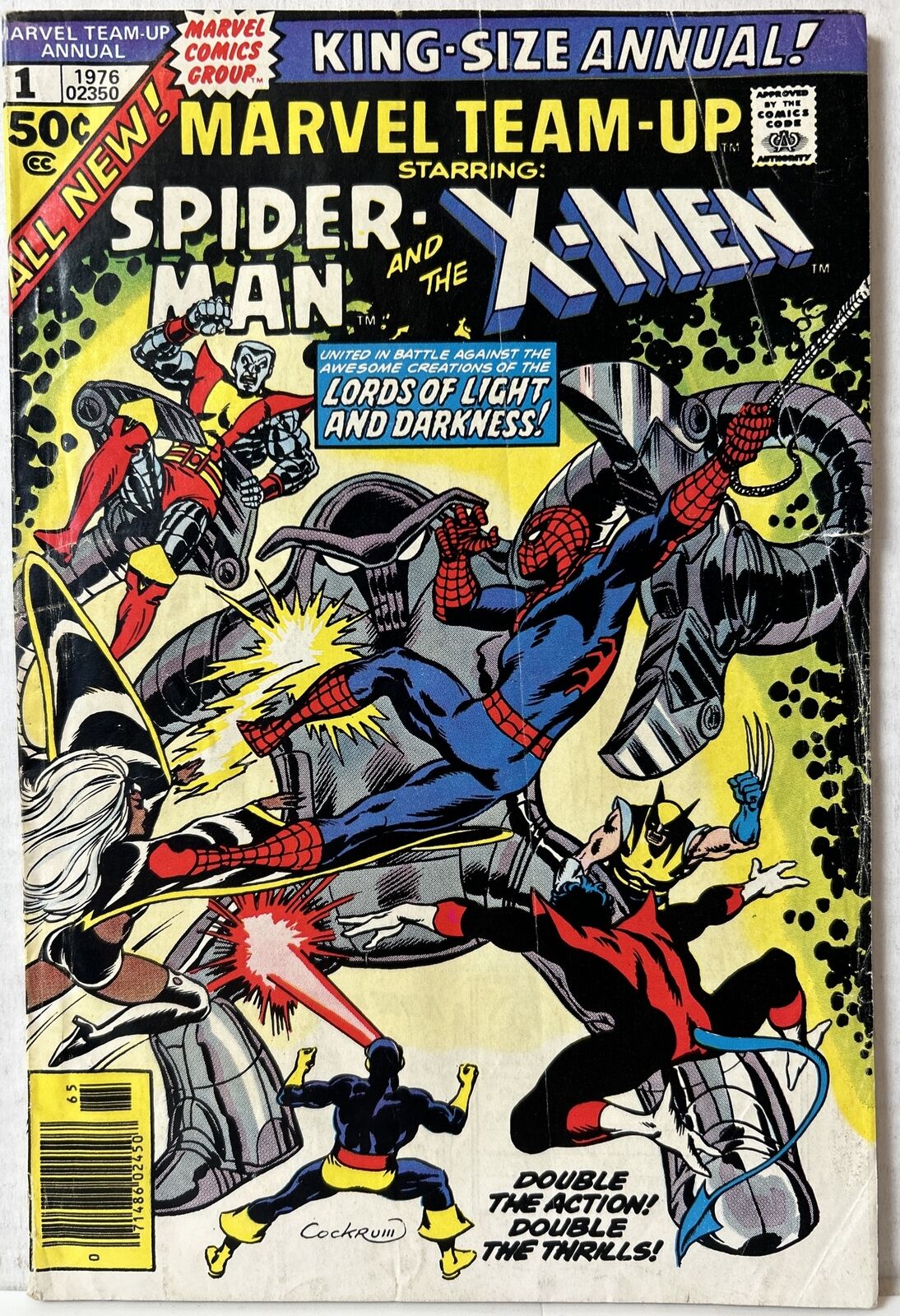 Marvel Team-Up Annual #1 Spider-Man And The X-Men 2nd Phoenix (1976 Marvel) VG-