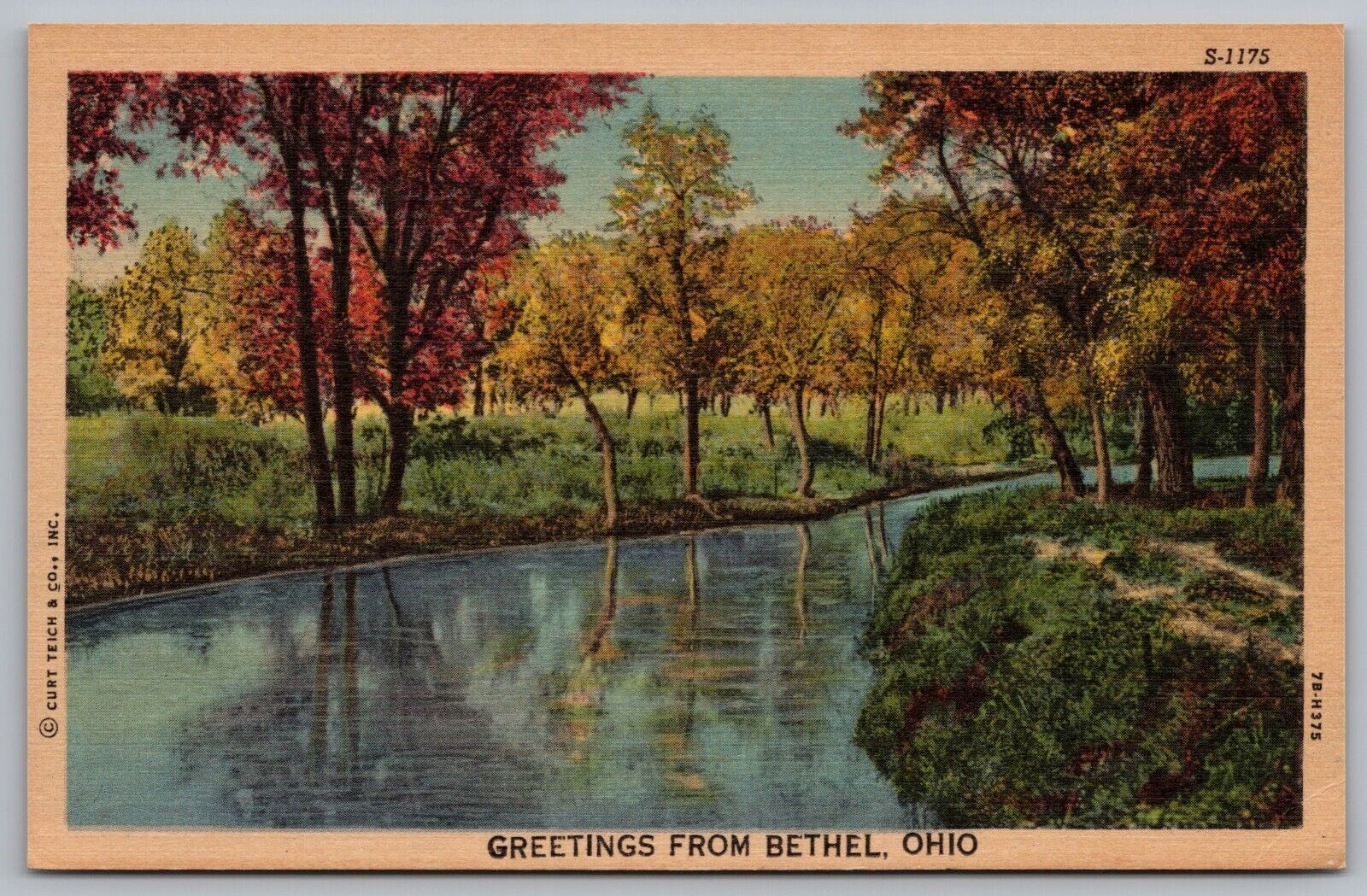 Postcard Greetings From Bethel Ohio *C7973