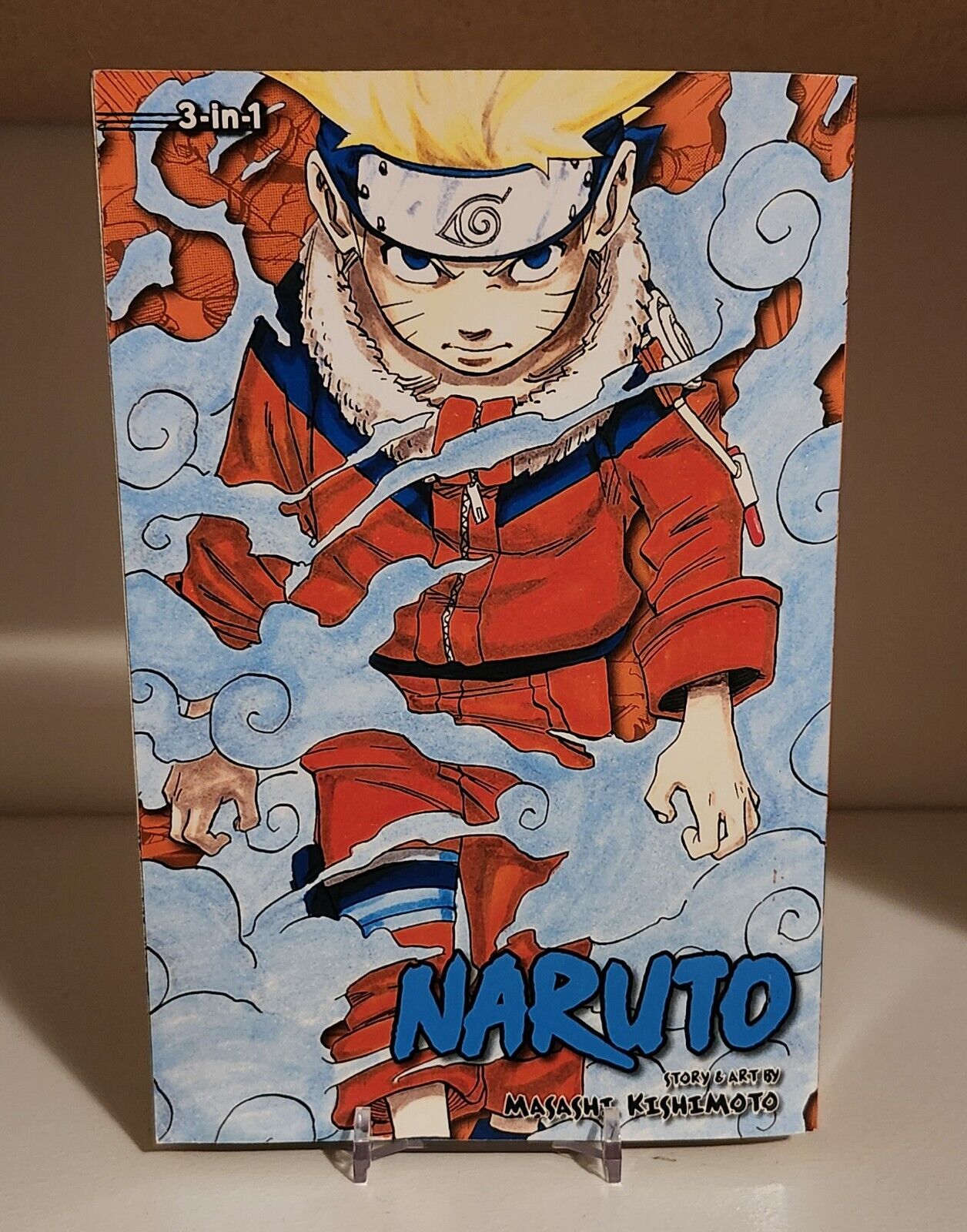 Naruto Manga 3 in 1 Volume 1-2-3 English