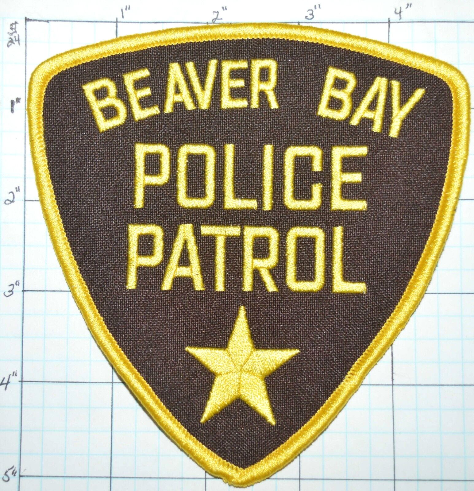 MINNESOTA, BEAVER BAY POLICE PATROL PATCH