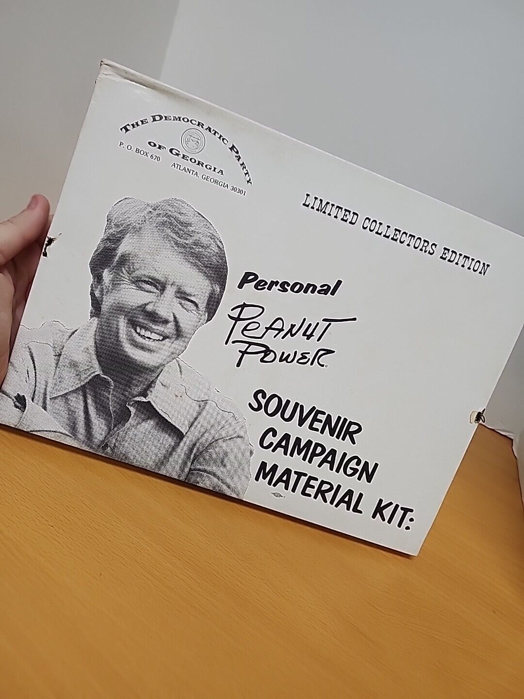 1976 Jimmy Carter Personal Peanut Power Souvenir Campaign Material Read Des