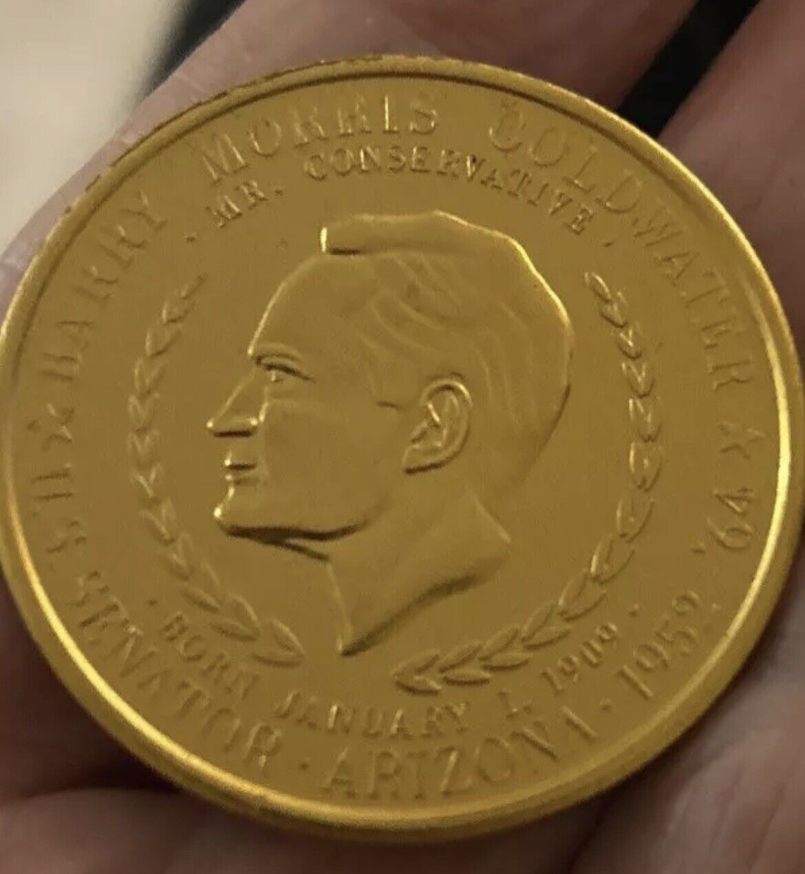 Barry Goldwater - 1964  Campaign Token / Coin  Original MINT 