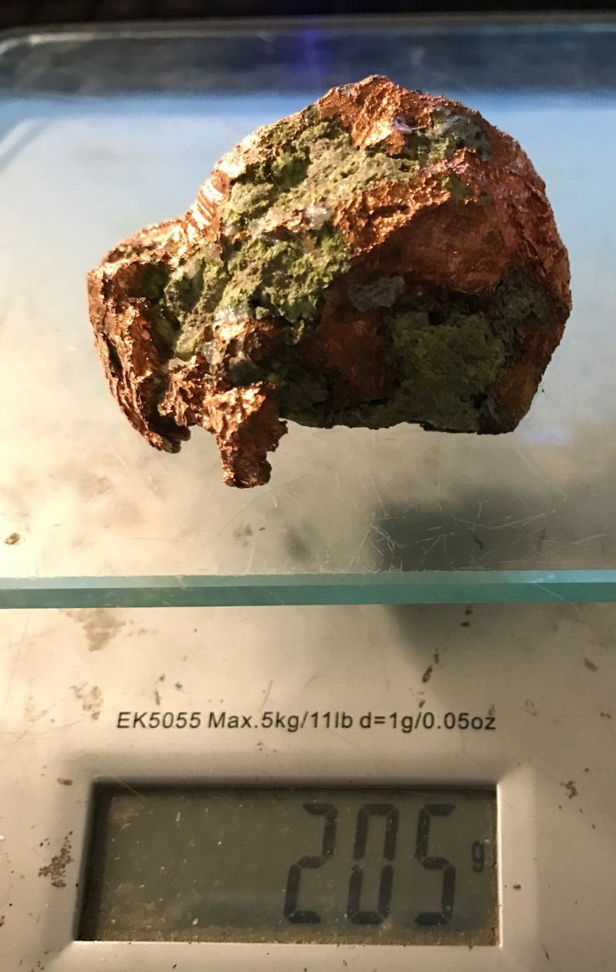 e23  Michigan Native Copper 205  grams